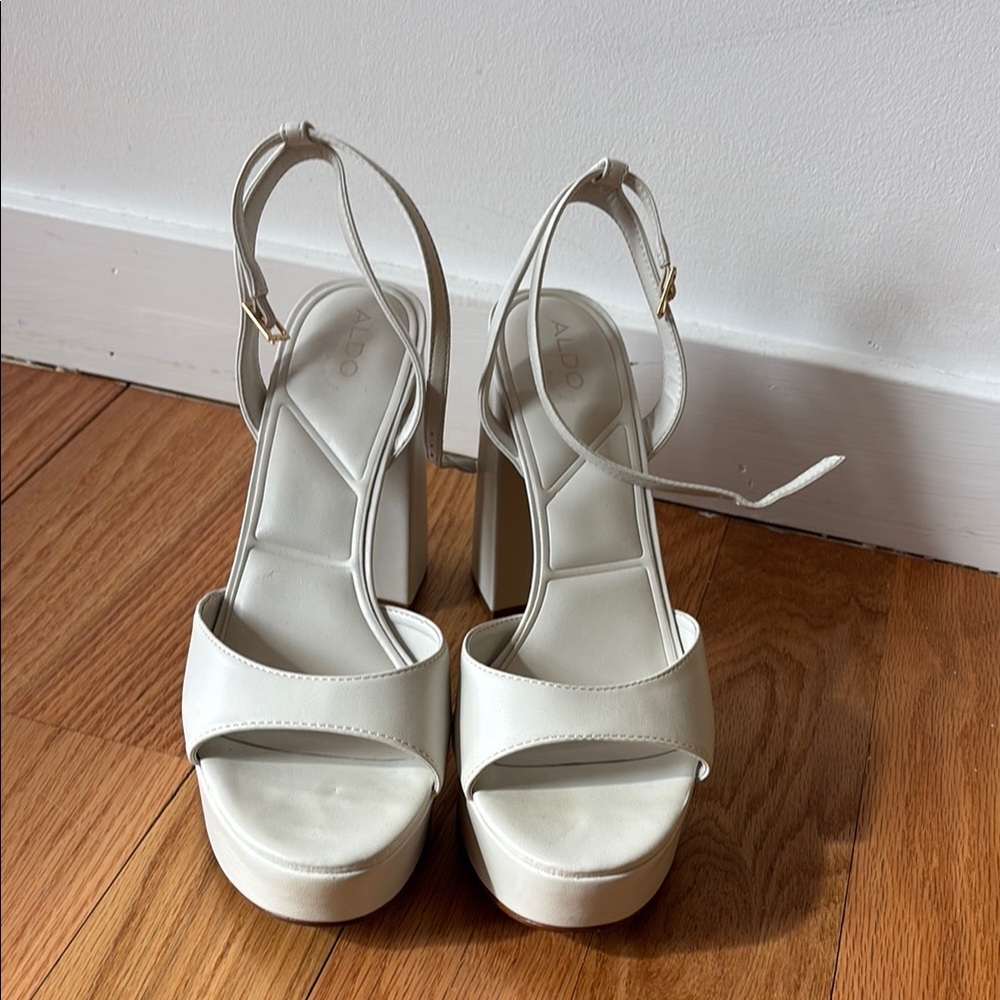 ALDO Women's White Platform Sandals
